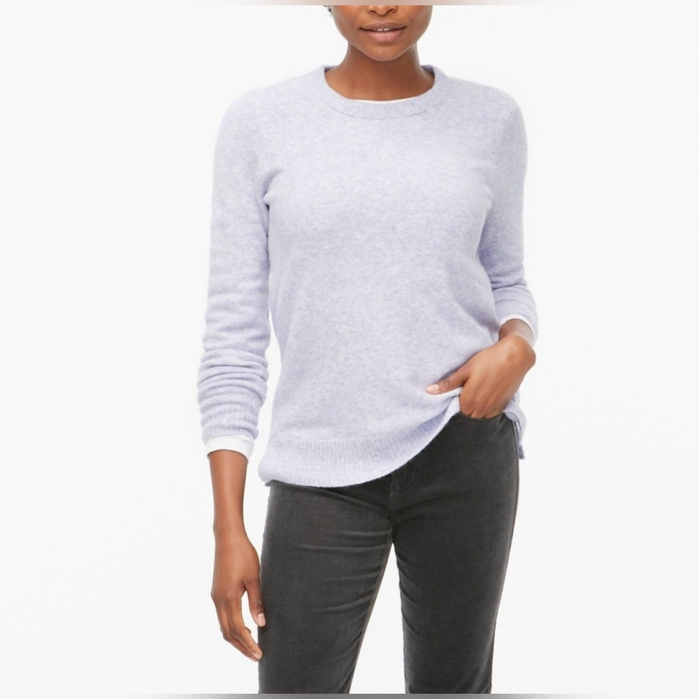 J. Crew Factory dark lavender soft knit sweater size small